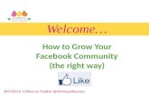 Grow your Facebook Community