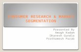 Consumer Reserch & Market Segmentation
