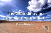 The Scandinavian mobile app market