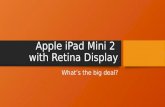 Apple iPad Mini 2: What's the Big Deal?
