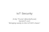 Andy thurai iot security