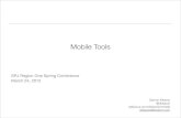 Mobile Tools - SPJ Region One
