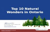 Top 10 Natural Wonders in Ontario