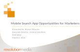 Mobile Search App Opportunities For Marketers Smx West