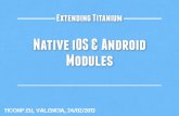 Extending Titanium with native iOS and Android modules