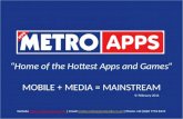 Introducing: Metro Apps