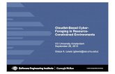 Cloudlet-Based Cyber-Foraging in Resource-Constrained Environments