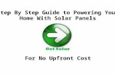 Step by Step guide to home solar power for free