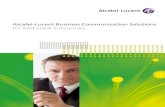 Alcatel-Lucent Business Communication Solutions for Mid-Sized ...
