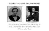 Lincoln-Douglas Debate Performance Assessment