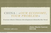 China: Our Economy, Your Problem - JHKCBA Montreal