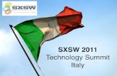 Tech Summit Italy  - SXSW 2011