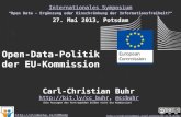 Open-Data-Politik der EU-Kommission