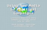 Using New Media in Political Campaigns