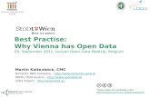 Best Practise: Why Vienna has Open Data