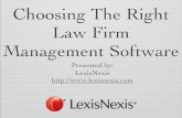 Choosing The Right Law Firm Management Software