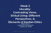 Week 2   ethical living and kantian ethics