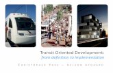 Transit Oriented Development Tool Box: Workshop #1 - Nelson Nygaard presentation