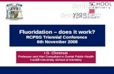 Fluoridation – does it work