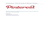 Pinterest White Paper (Pinterest Specialists Question and Answer)