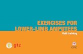 Exercises for lower limb amputee