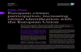 European citizen participation: increasing citizen identification with the European Union