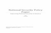 PSOJ National Security Policy Paper May 2010