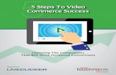 5 Steps To Video Commerce Success