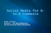 B-to-B Social Media: A Quiet Giant