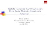 Tools to Humanize Your Organization: Using Social Media in Attraction & Retention
