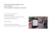 Spatial Journalism in the 21st Century - ICA 2014 Presentation - Schmitz Weiss