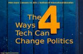 The 4 Ways Tech Can Change Politics