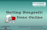 Getting Nonprofit Done Online