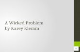 Wicked problem project final presentation show