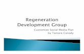 Regeneration development group social media presentation