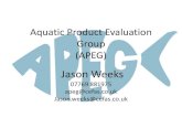 Overview of APEG services and products