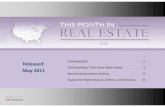 This Month in Real Estate - May 2011 May 2011