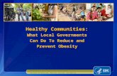 CDC Healthy Communities