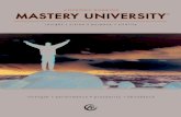 MASTERY UNIVERSITY - Complete Presentation Brochure(AISucces)