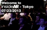 InsideAR Tokyo 2013: Keynote Dr.Thomas Alt