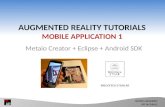 Augmented  Reality Application Tutorial for Education 1