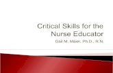 Critical Skills For The Nurse Educator