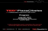 Programa TEDxPlazaCibeles