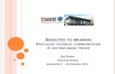 Kai Weber - Addicted to meaning - tcworld 121023 public