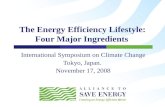 The Energy Efficiency Lifestyle: Four Major Ingredients
