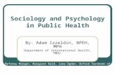 Sociology and psychology in public health