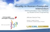 Quality in Human-Computer Interaction: Self-Explanatory User Interfaces by Model-Driven Engineering