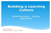 Building Learning Cultures - PPT HR summit Kenya