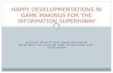 Happy developmentations in game makings for the information