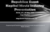 Lagu Stephen Samuel introduces Kapital Movie Industry Corporation,Juba, South Sudan (Berlin 2013)